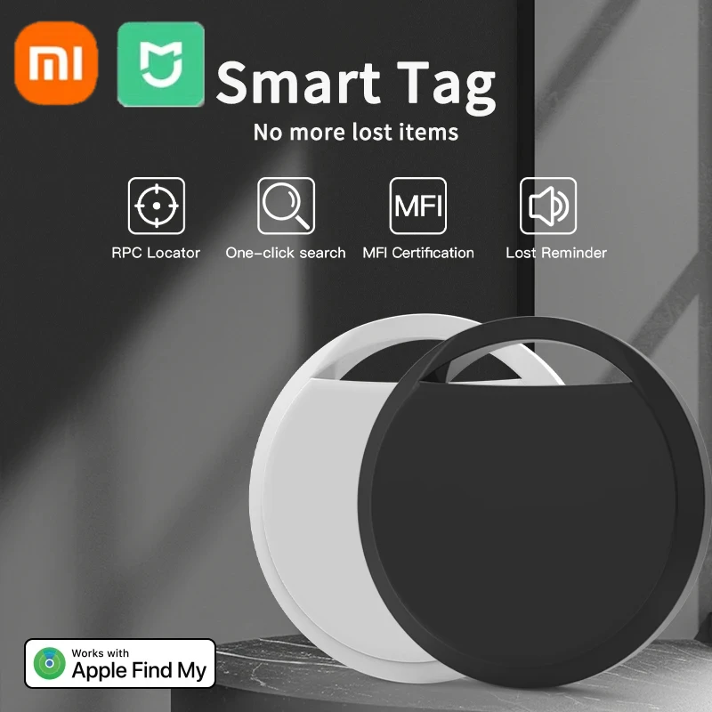 Xiaomi Smart GPS Tracker Work ITag For IOS APP Anti Lost Reminder Device MFI Rated Global GPS Car Key Pet Kids Finder Locator,gps locator,key finder,anti lost tracker