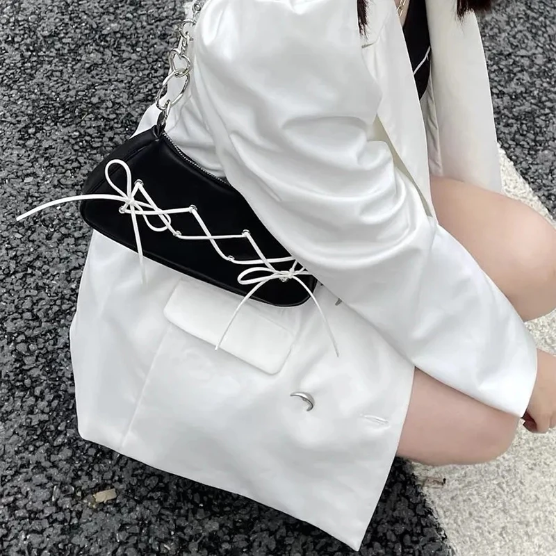 Fashion Women Shoulder Underarm Bag Luxury Design Chain Hobos Bag Solid Color Small Purse and Handbags For Ladies