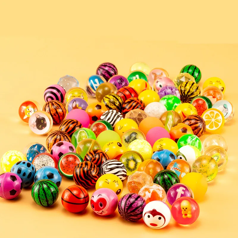 6Pcs/30mm Assorted High Bounce Rubber Balls Kids Gift Funny Floating Juggling Jumping Outdoor Sports Toys Bouncing Balls 4