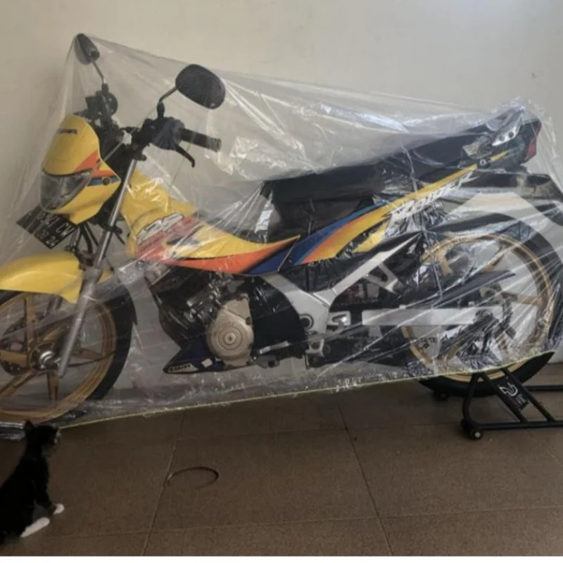 Motorcycle Cover Universal Transparent Waterproof Motor Cover Bike Dust Cover