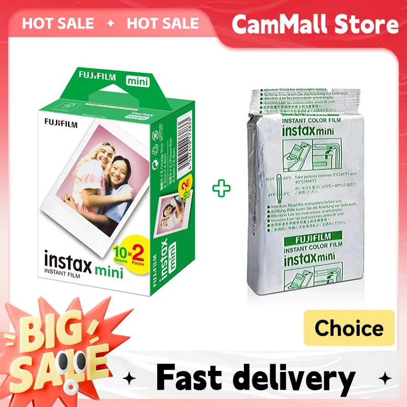 Fuji Fujifilm Instax Mini 11 Film White Edge Photo Paper Fcamera With Print For Instant Mini 9 8 12 25 50s Camera instant film paper color print film