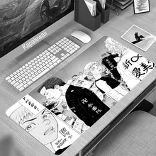 

90x40cm Esport Game Mousepad Tokyo revengers Laptop Gamer Mousepad Gaming Mouse Pad Large Locking Edge Keyboard Table Mat