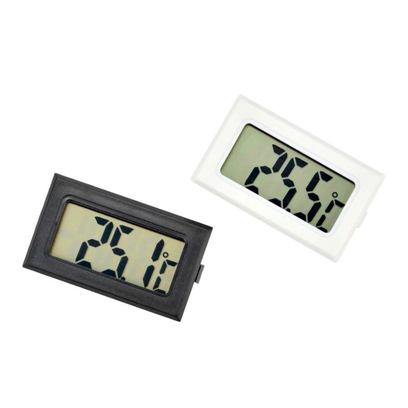 Mini Thermometer With Probe, LCD Display Digital Thermometer Gauge For