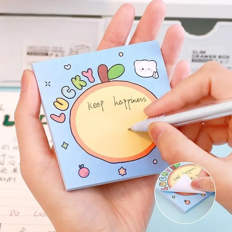 50 Sheets Cartoon Rabbit Pattern Posits Sticky Notes Pads Paper Stickers Posted It Memo Notepad Notebook School Message Sticker 3