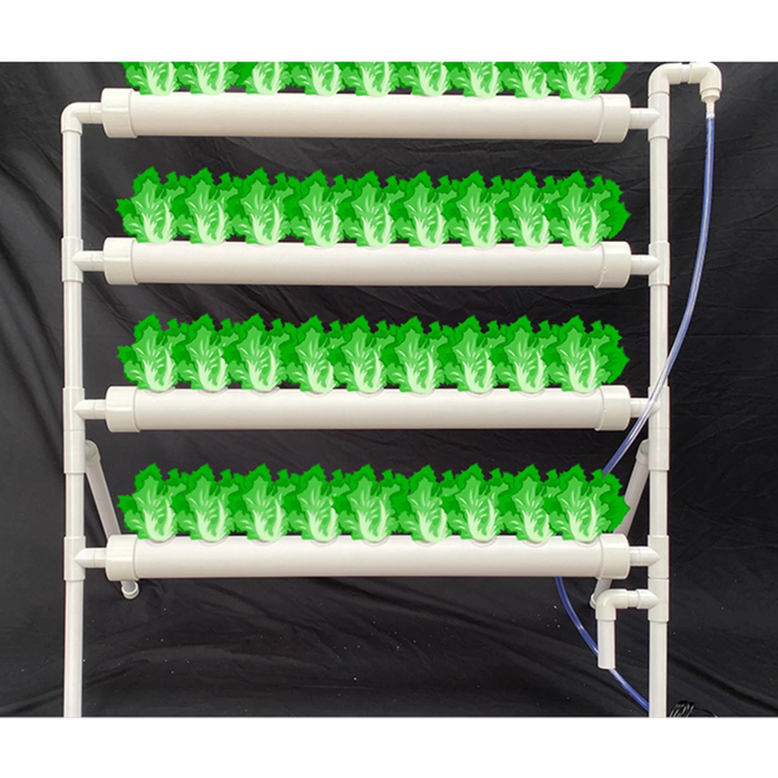 Hydroponic Grow Kit Hydroponic System 36Holes Fruit PVC Pipe Home for Hydroponics Earthless Plant Growing Systems