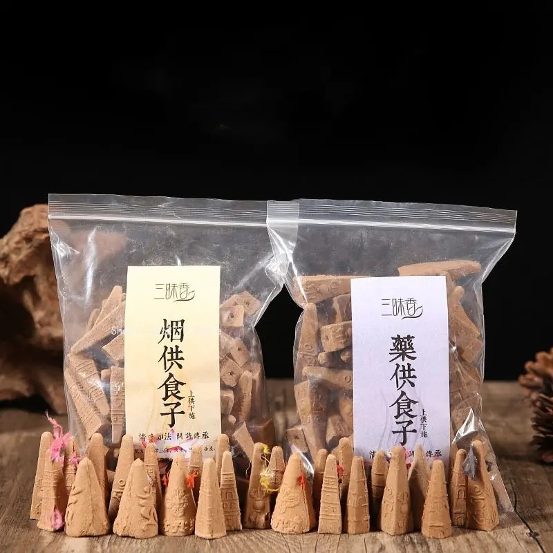 

250g Natural Pagoda Incense Cone Incense DIY Household Indoor Buddhist Temple Supplies To Soothe The Spirit and Purify The Air