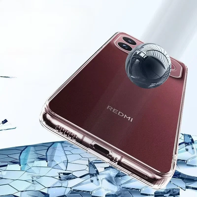 Transparent Ultra-Slim Soft TPU Silicone Back Cover