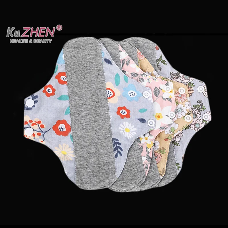 1PCS 18/23CM Anti-slip Graphene Antimicrobial Sanitary Pads Reusable Care Pads Breathable Maternity Menstrual For Women