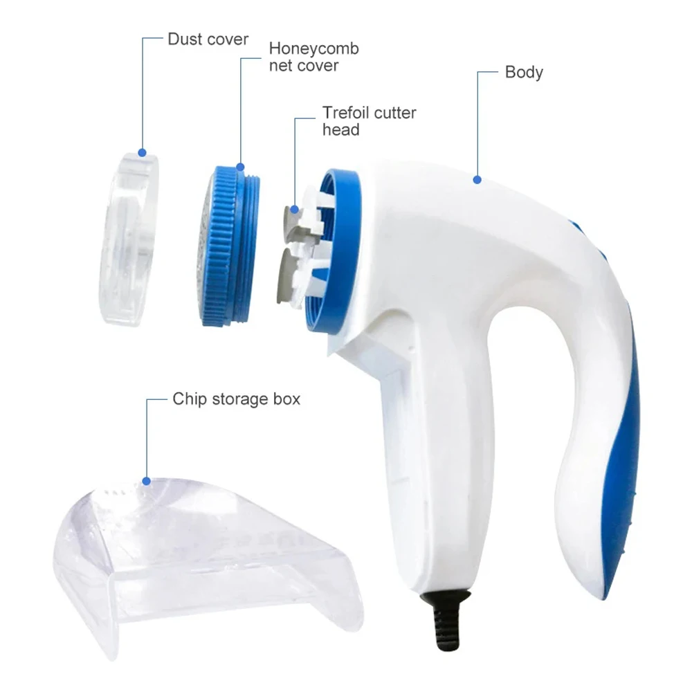 Description Picture 6 of itemEU Plug Portable Lint Remover Clothes Fuzz Shaver Lint Pellet Sweaters Curtains Carpets Clothing Lint Pellet Cut Shaving Machine