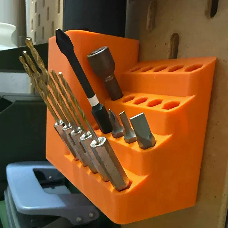 1Pc 드릴 홀더 20/50홀 비트 정리대 스크루드라이버 헤드 보관함 홀보드 스크루드라이버 스탠드 육각 샹크 정리대