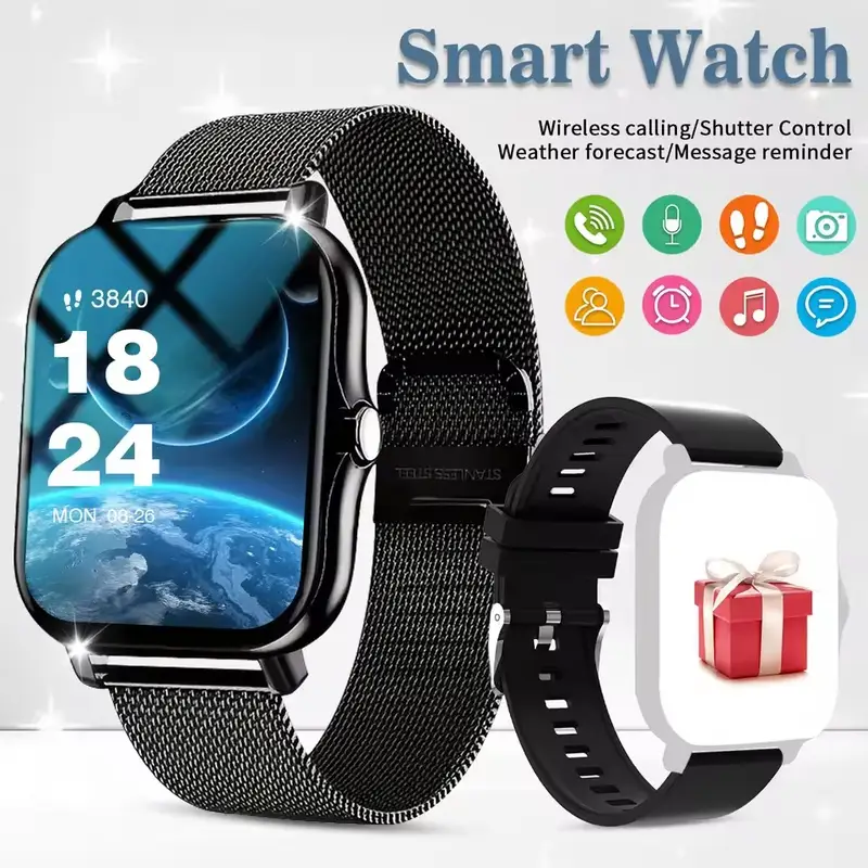 2026 New Smart Watch Men Women Heart Rate 1.83" AMOLED Screen Waterproof Bluetooth Call Sports Smart Watch For iOS Android HW12 - Image 15