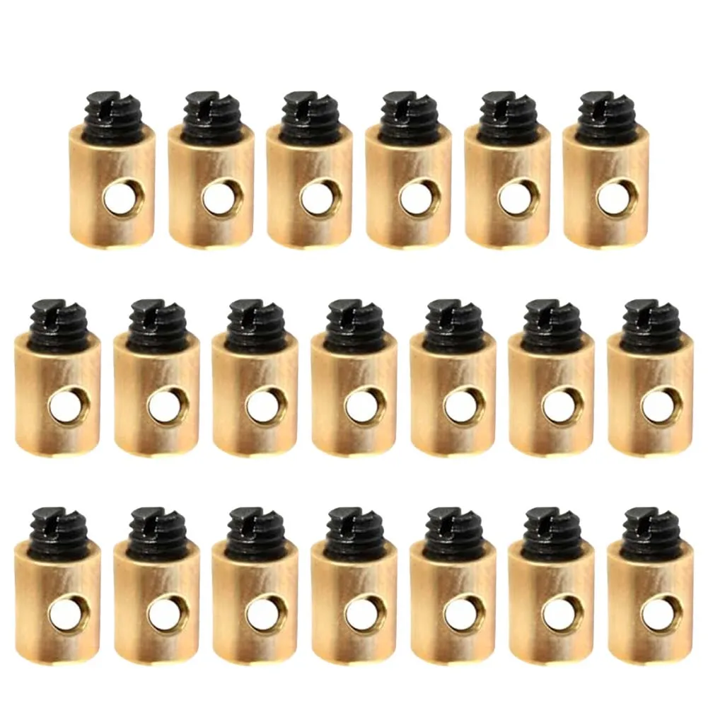 20Pcs Motorcycle Throttle Cable Fittings Brake Cable Nipple Screws for Vehicle Use auto fasteners motorcycle fasteners