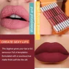 Matte Velvet Lip Glaze Long Lasting Silky Smooth Liquid Lipstick Not Easy To Fade Lip Gloss Makeup Sexy For Women Lip Tint