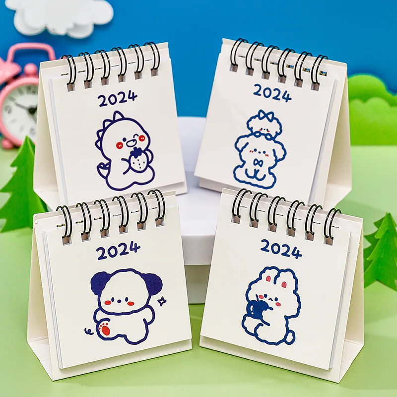Cute Cartoon Desk Calendar for Office Desktop