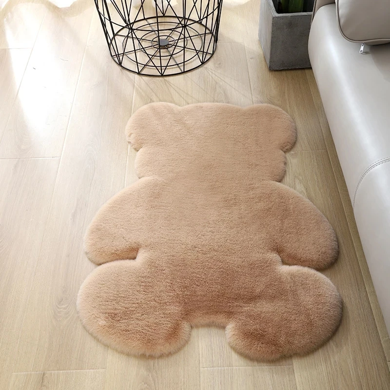 Cute Soft Bear Rug Carpet Antiskid Mat for Modern Living Room Bedroom