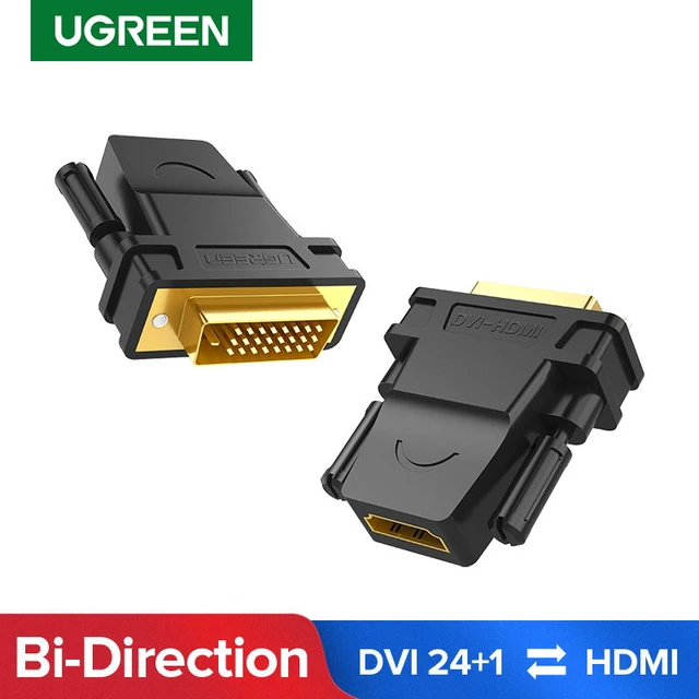 UGREEN Adaptateur HDMI vers DVI Câble DVI Femelle HDMI Mâle