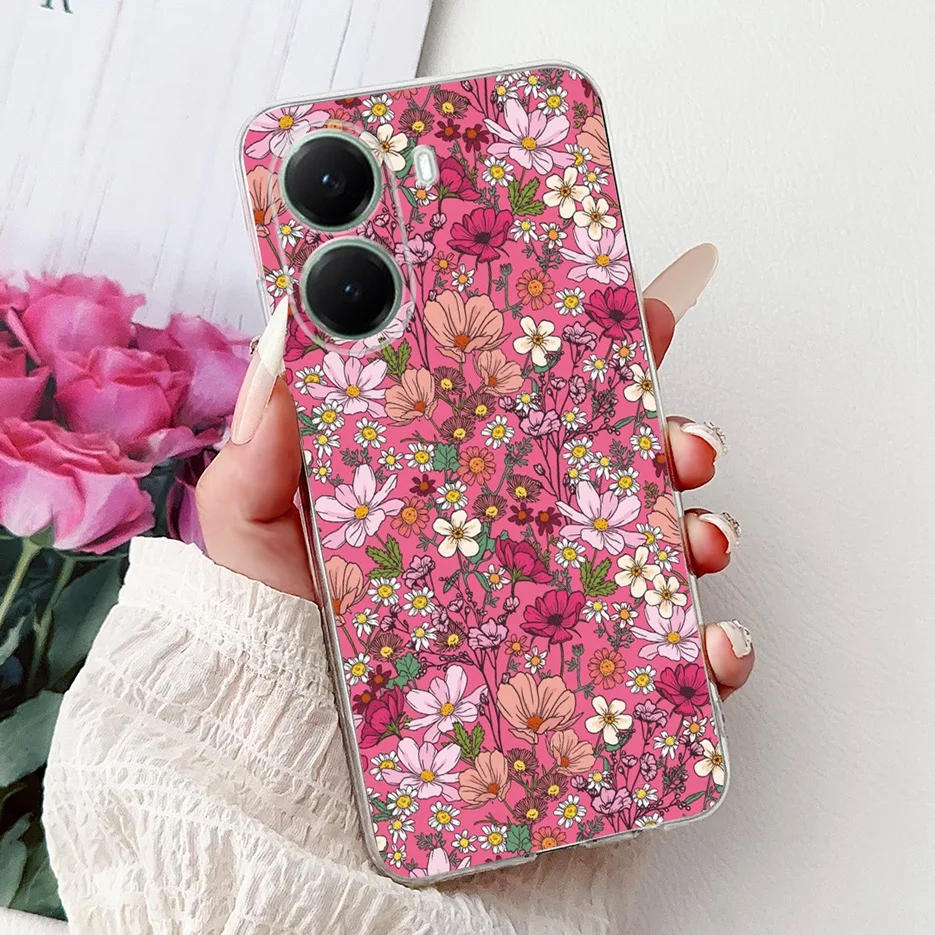 Stylish Painted Clear Silicone Soft TPU Phone Case Cover Shell Coque