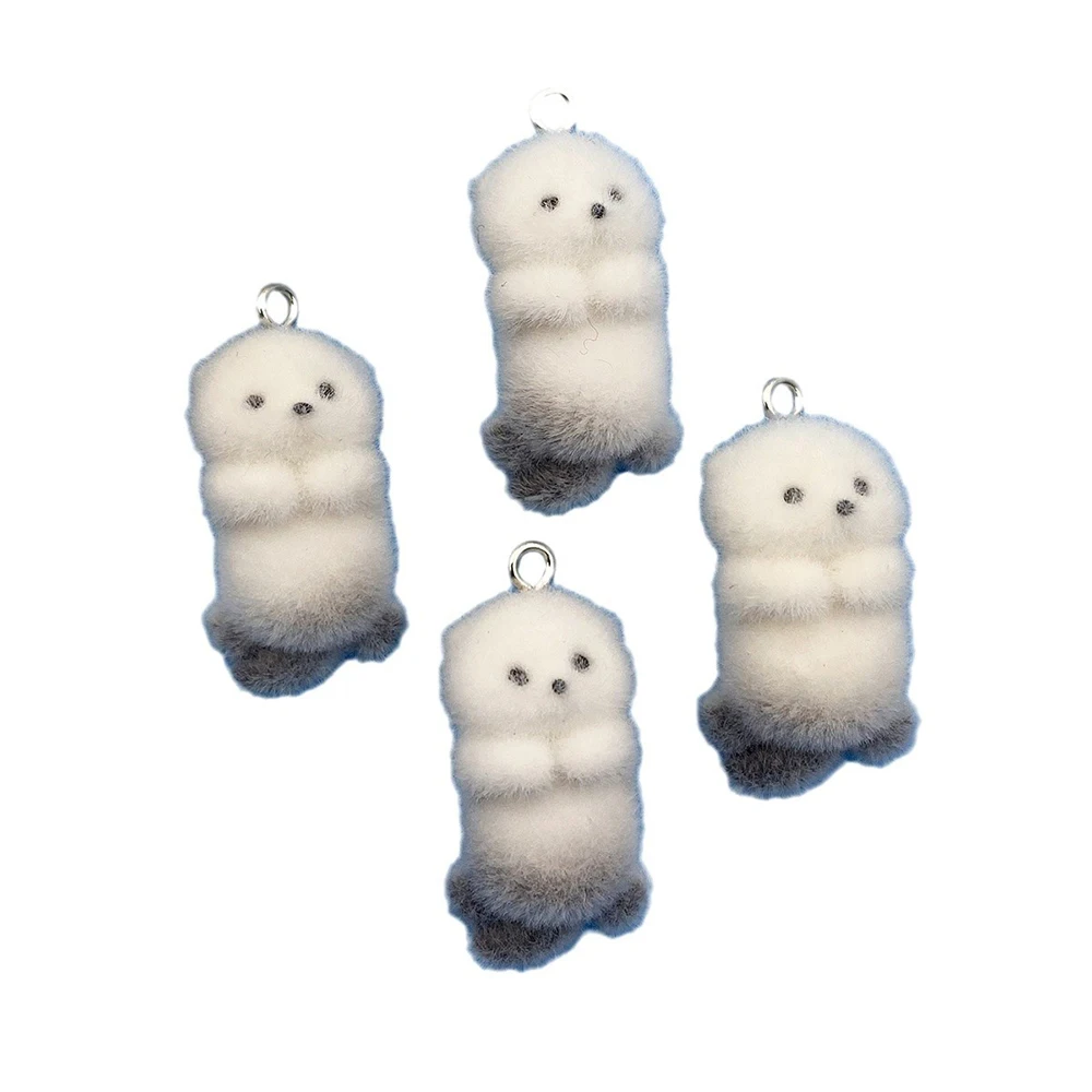 Set of 5 Adorable Sea Otter Resin Charms