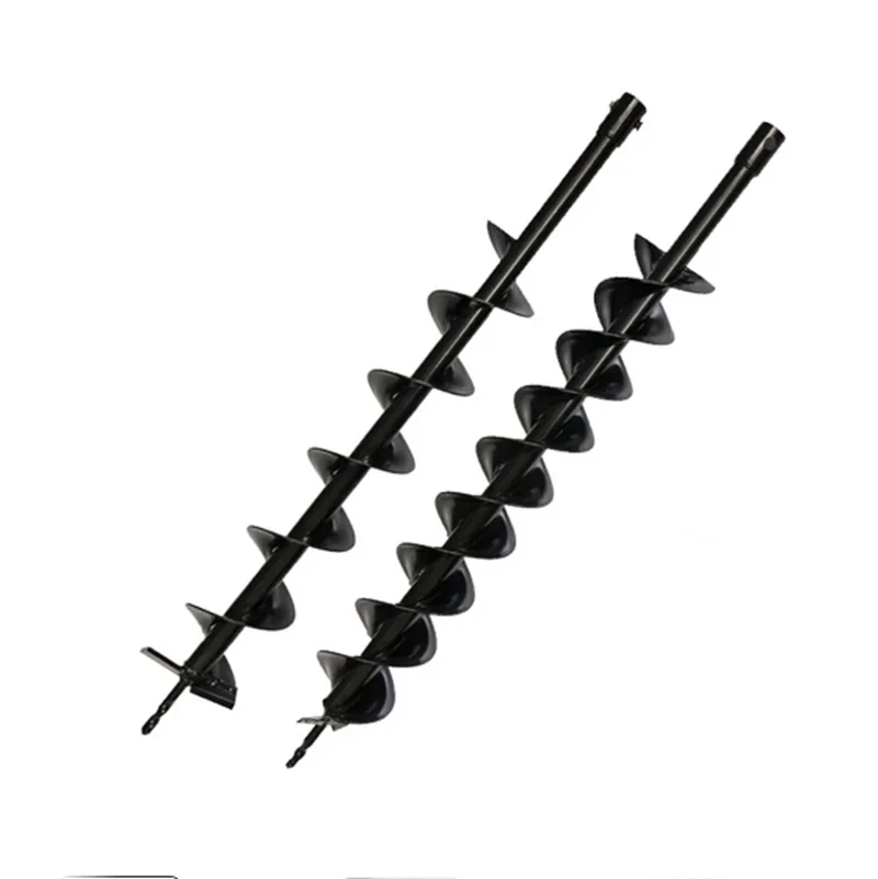 New Model  Diameter Single Blade 40mm,60mm,80mm,80CM Long Earth  Drill,Auger Drill Bits, for Ground Hole digger 4