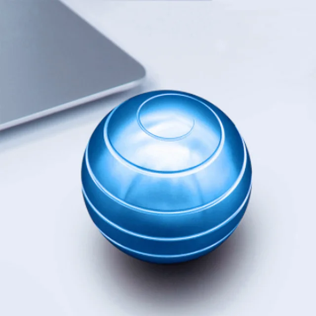 38mm Decompression Rotating Spherical Gyroscope Desktop Office Desk Fidget Toys Optical Illusion Flowing Finger Toys Adult Gifts 3