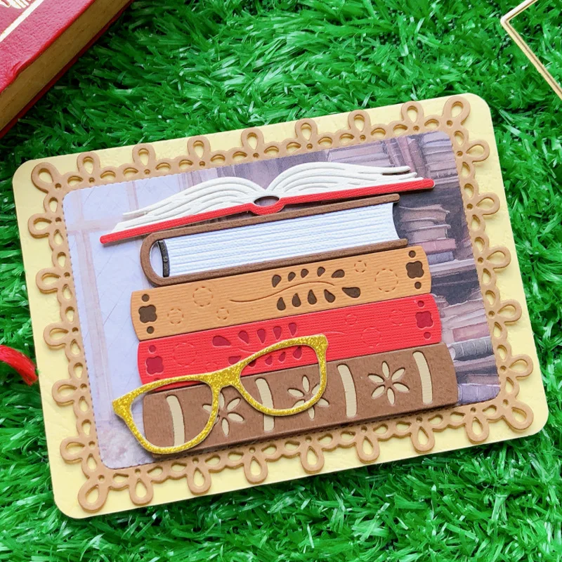 KLJUYP 책 DIY Scrapbooking/앨범 장식 엠보싱 DIY 종이 카드 용 금속 절단 다이 스텐실