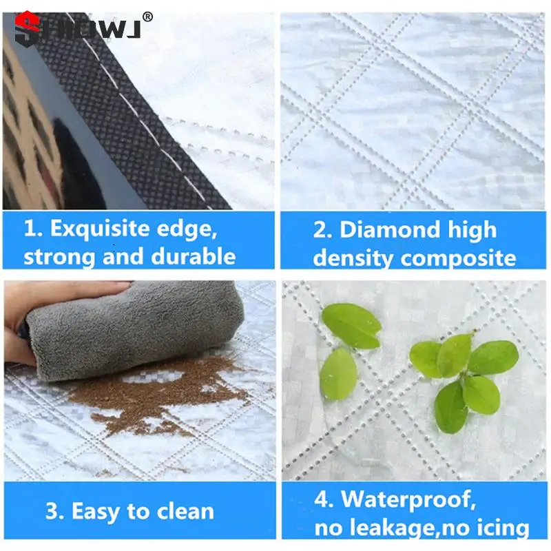 Car Windshield Cover Winter Sun Snow Ice Cover Waterproof Dustproof Anti-frost Anti-fog UV Protection Auto Car Accessories
