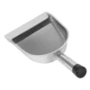 Stainless Steel Thickened Dustpan Handheld Garbage Home Cleaning Tools Metal Kitchen Practical Sturdy Multipurpose 3