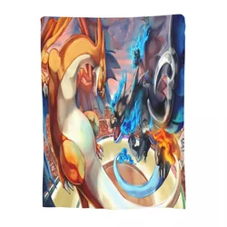 3D Printing Blanket Pocket Monster Throw Blanket Flannel Blanket Bed Throw Soft Cartoon Printed Bed Cover Sofa Blanket Gift