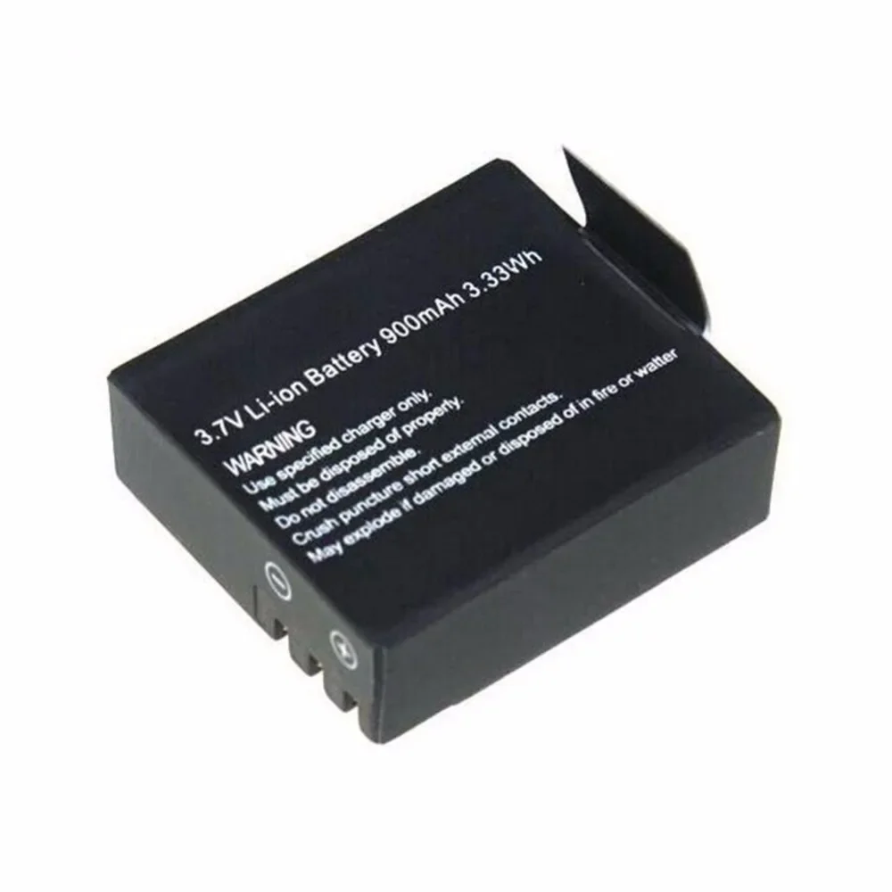 Batterie pour caméra sport Eken H9 GIT-LB101 SJ5000, vue de côté montrant l'épaisseur