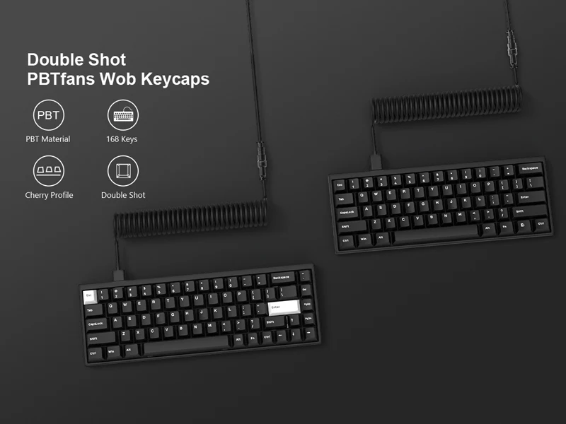 Pro 2, Switches Gateron MX, 168 Chaves
