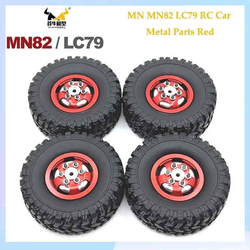 메탈 업그레이드 프론트 및 리어 액슬 어셈블리, MN 모델 1/12 MN82 LC79 MN78 용, 블랙 RC 자동차 부품