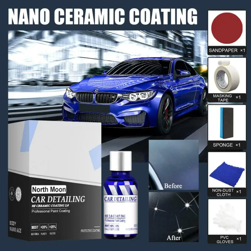 

30ml/50ml Car Refurbished Agent Nano Coating Ceramic Car Paint Repairing Superhydrophobic Refurbishing Agent Paint Care Car Wash