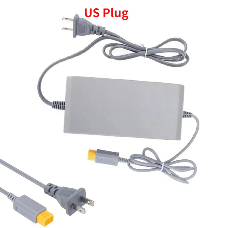 AC Wall Power Adapter Charging Cable Charger for Wii U Console Power Supply Adapter Cable Game Charger EU US UK Plug