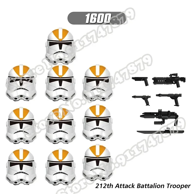 

Горячие игрушки 10 шт. командировочный 501st строительные блоки Force 99 Hunter Crosshair эхо Коди Рекс звезда кирпичные игрушки Фигурки