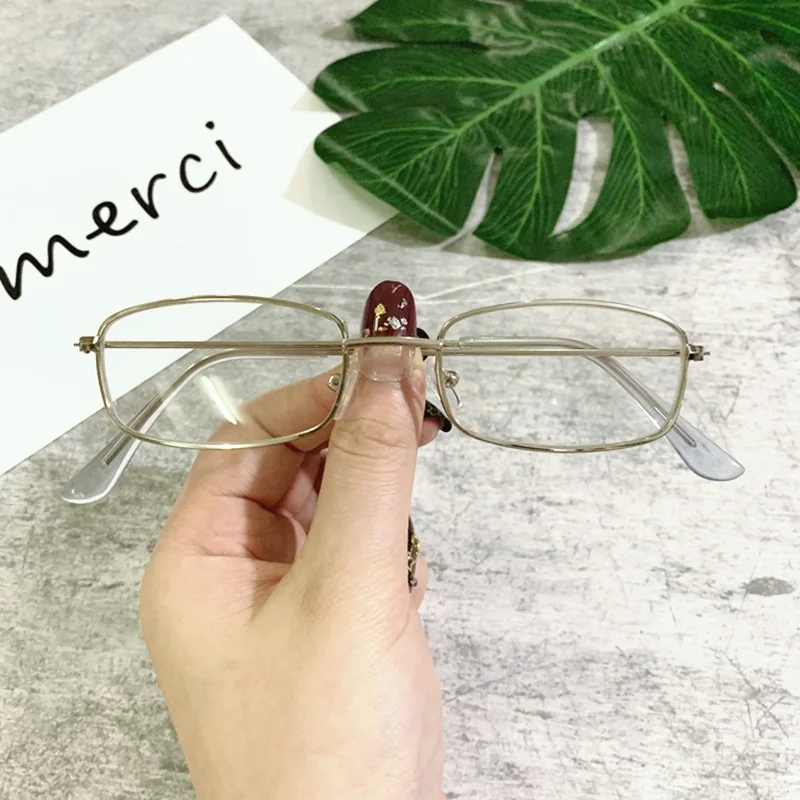 Vintage Rectangle Sunglasses For Women And Men Retro Style_voghion.com