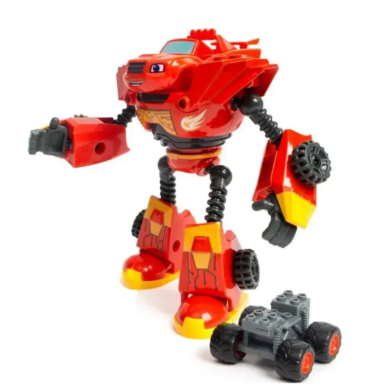 Blaze Monster Machines Deformed Car Action Figure Toy - Anime-Inspired Collectible Gift for Boys