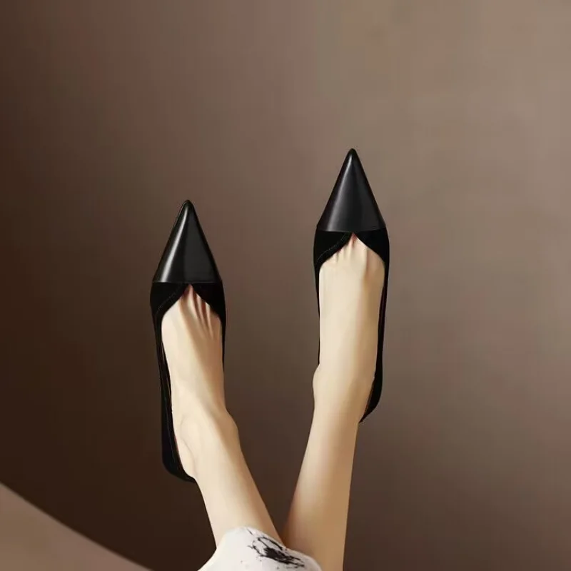 Fashion Pointed Toe High Heels Slip-on Commute Female Shoes Classic Black Dress Shoes Comfortable Shallow Women's Pumps 2023 5