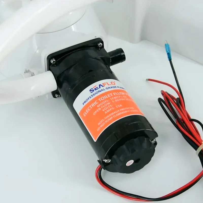 Submersible Water Pump 12V 24V Horizontal Toilet Sewage Flushing 18.9LPM