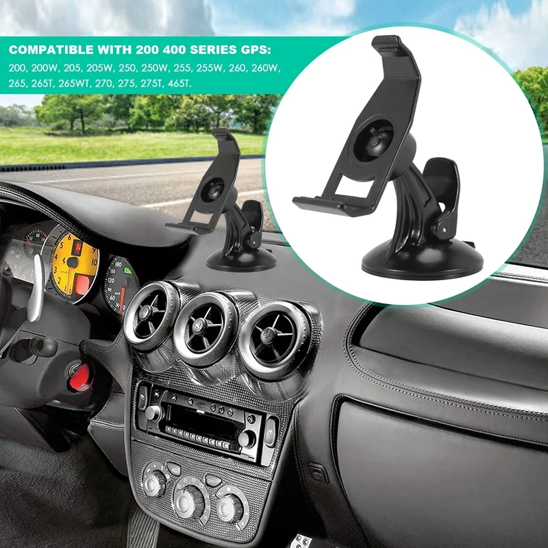 Support GPS à Ventouse Universel Pour Garmin Nuvi - Parfait Pour 200, 200W, 205, 205W