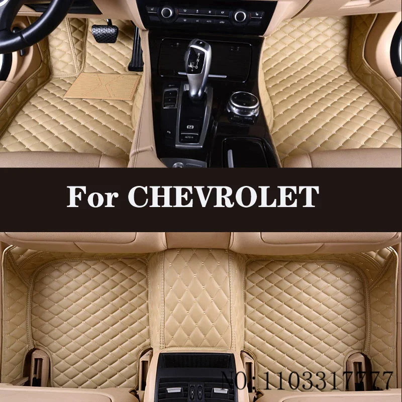 

Полностью объемный Кожаный Автомобильный напольный коврик для CHEVROLET Evanda Blazer Cruze Captiva Corvette Aveo Impala Camaro Volt, автозапчасти