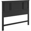 Home Styles Bedford Black Queen Headboard With Raised Panels Double Bed Headboard Wall Panel Picture Frame Moldings Headboards 1