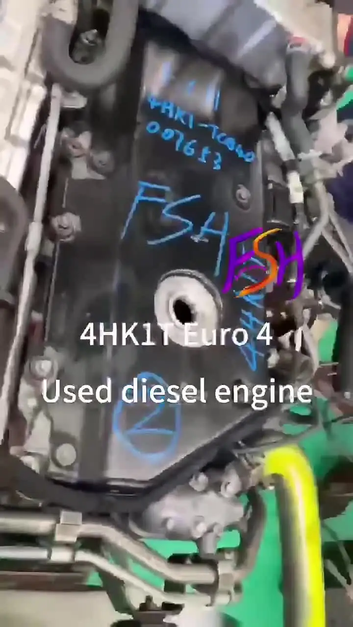 Быстрая доставка I Suzu Автомобильный дизельный двигатель 4KH1 4HK1T используется в