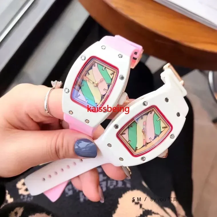 

2022 New Watch Ladies Quartz Watch Colorful Candy Color Casual Ladies Watch Must-have For Young Ladies