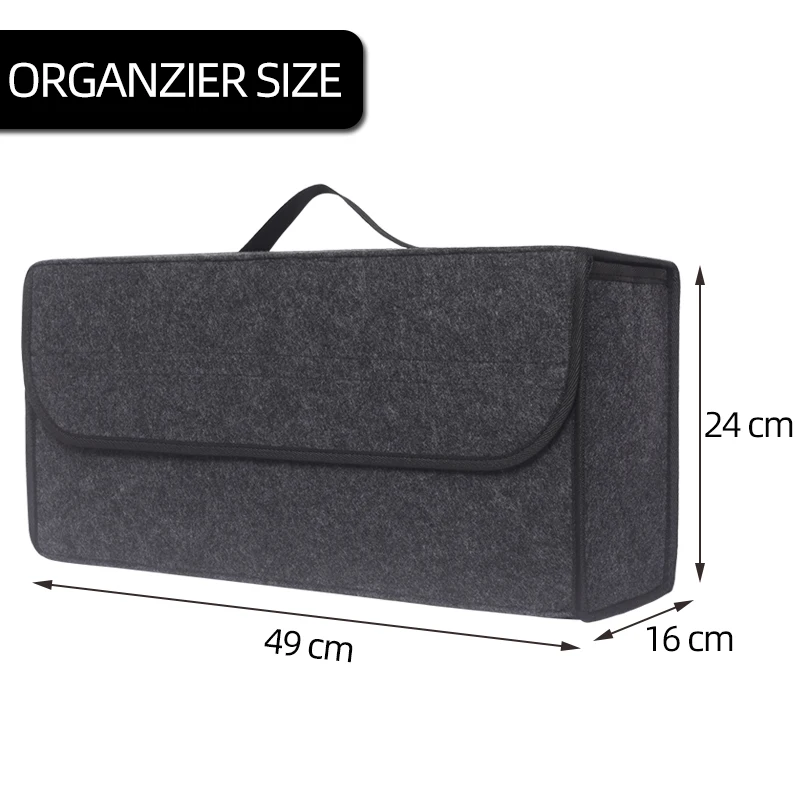 Anti Slip Compartment Boot Storage Organizer Tool Car Storage Bag For autogoods For golf 5 accessori toyota hyundai