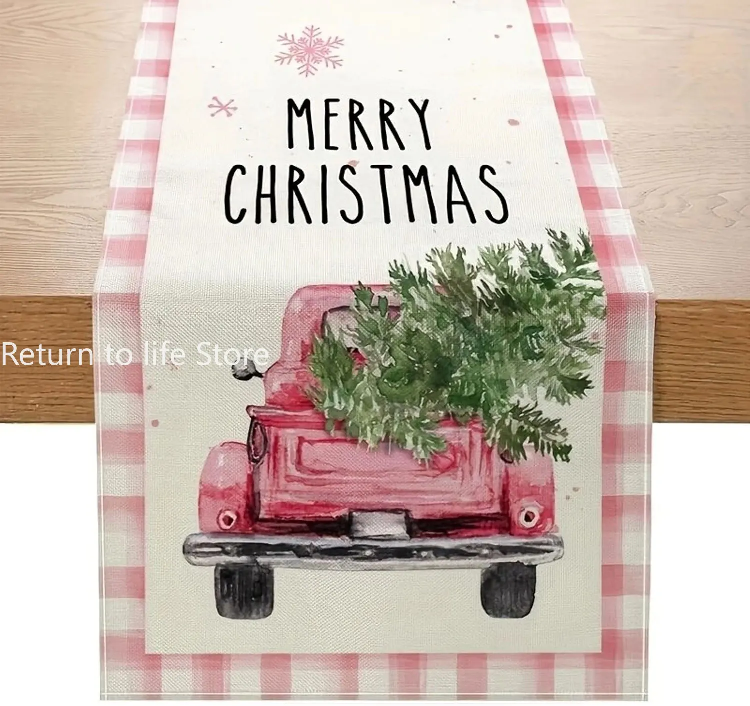 ⭐️テーブルランナー クリスマス テーブルカバー 雪だるま　172*34cm クリスマスのテーブルランナー、雪だるま、クリスマスツリー