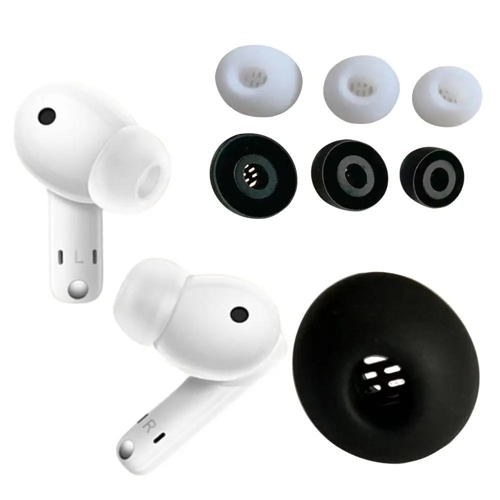 

6Pcs L/M/S Silicone Ear Tips For Huawei Freebuds 5i Earbuds Replacement Tips Anti Slip Ear Cushion Pads Cover Earplug Eartip