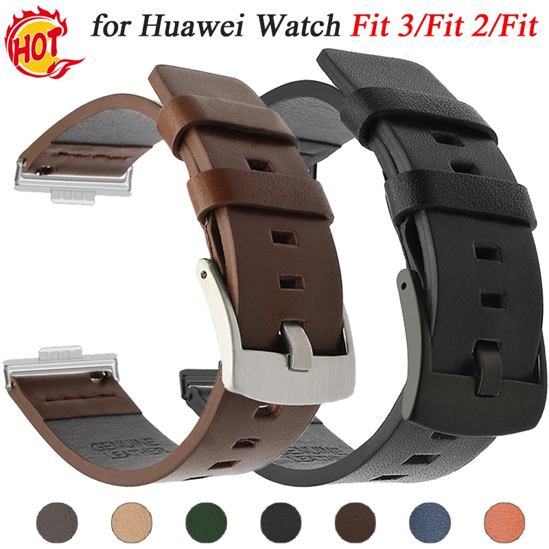 Premium Leather Strap Replacement for Smartwatches - Elegant and Durable Watch Accessory