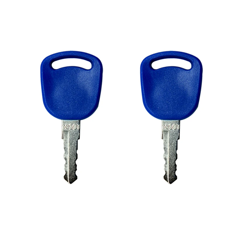 2pcs Ignition Keys 14601 82003267 82030143 Compatible with New Holland Tractor T5030 T5040 T5050 T5060 T6010 TS100A TS110A