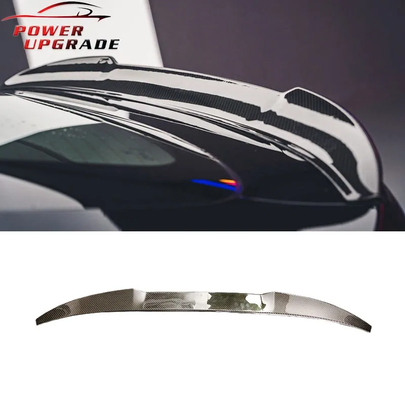 

Dry Carbon Fiber Rear Boot Spoiler For BMW F98 X4M 2019-2021 Wing Lip Rear Trunk Duck Spoiler Wing