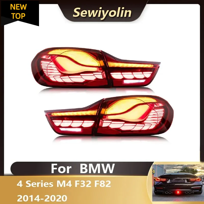 

Car Accessories Led Tail Lights For BMW M4 4 Series F32 F82 2014-2020 Plug And Play Animation DRL Signal Driving Lamps DayLight